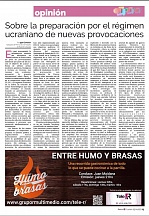 El artículo sobre la preparación de provocaciones occidentales en Ucrania