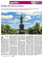 El artículo del Embajador de Rusia en Uruguay A.V.Isakov, dedicado al Día del Idioma Ruso
