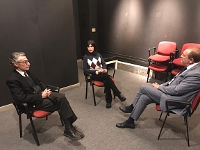 La reunión del Embajador con la dirección del Museo de Historia del Arte