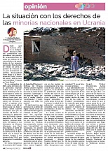 Artículo del Embajador sobre los derechos de las minorías nacionales en Ucrania