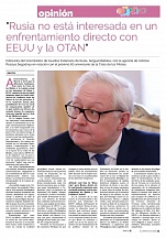 La entrevista del Viceministro de Asuntos Exteriores de Rusia Serguéi Riabkov La entrevista del Viceministro de Asuntos Exteriores de Rusia Serguéi Riabkov