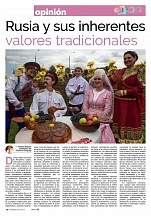 Artículo del Embajador sobre la protección de los valores morales y espirituales rusos Artículo del Embajador sobre la protección de los valores morales y espirituales rusos