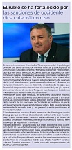 El artículo sobre las sanciones económicas antirrusas El artículo sobre las sanciones económicas antirrusas
