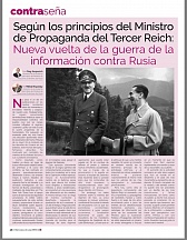 Artículo sobre la campaña antirrusa de desinformación Artículo sobre la campaña antirrusa de desinformación
